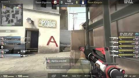 CS GO   Dignitas vs  Kinguin Dust2   ESL One Cologne 2015 EU Qualifiers   Group A