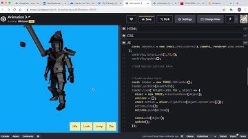 Hands-on ThreeJS - Blending animations