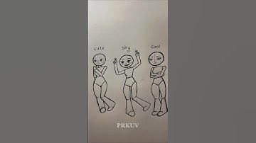 How to draw a girl body: Cute, silly & cool ✨ #drawing #howtodraw #tutorial #art #shorts
