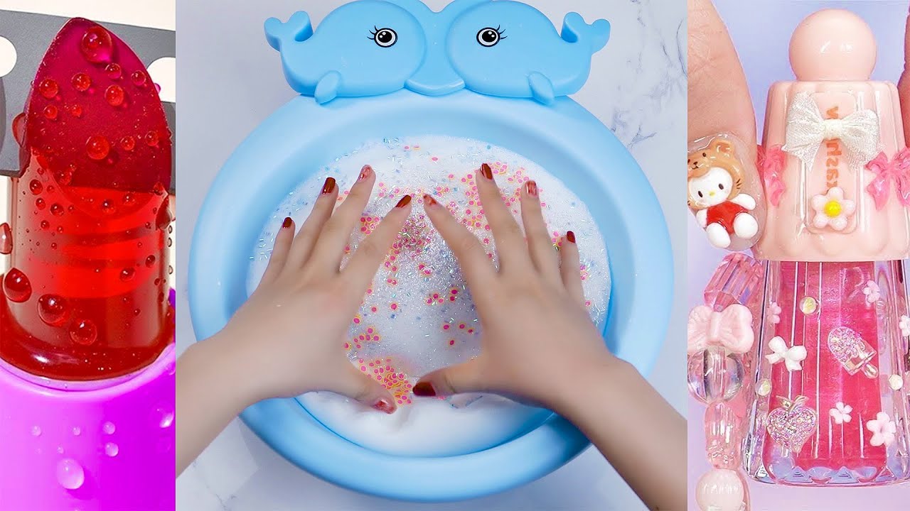 5 Minutes of Satisfying Slime ASMR 🎀 Relaxing Video for Sleep (No Talking) #3