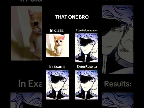 That One Bro In Every Exam Aizen Farben Orange Sector Fast Yare Yare Edit Anime Aizen Shorts