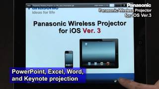 Panasonic Wireless Projector for iOS - VISITELECOM screenshot 2