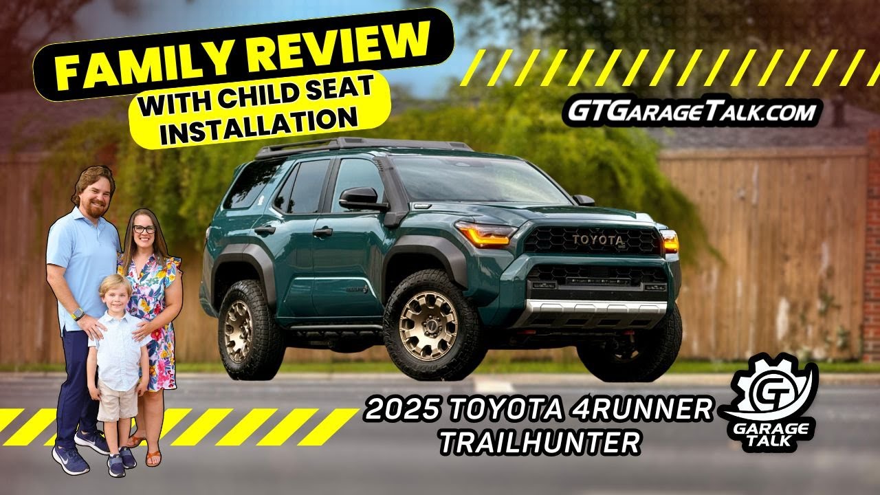 2025 Toyota 4Runner Trailhunter // Family Review with Child Seat Installation
