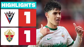 Highlights CD Mirandés vs Elche CF (1-1)