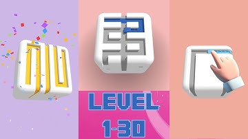 Paint The Cube Level 1-30 Unlocking All Blocks