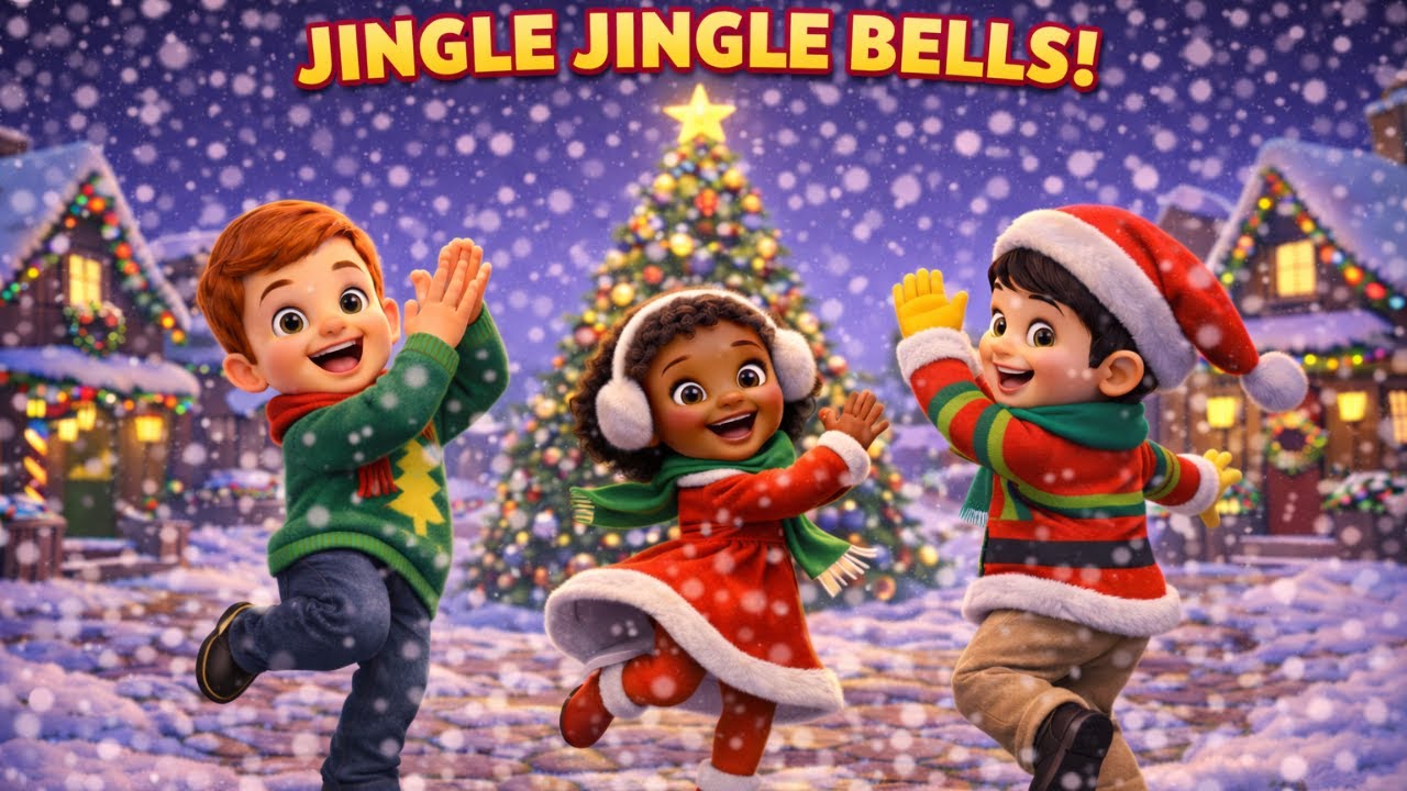 Jingle Jingle Bells 🎄 | Fun Christmas Song for Kids | Imagine Island ...