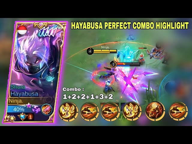 HAYABUSA PERFECT COMBO SHADOWS, MONTAGE  RANKED HIGHLIGHT, BEST MOMENTS KILL🔥 class=