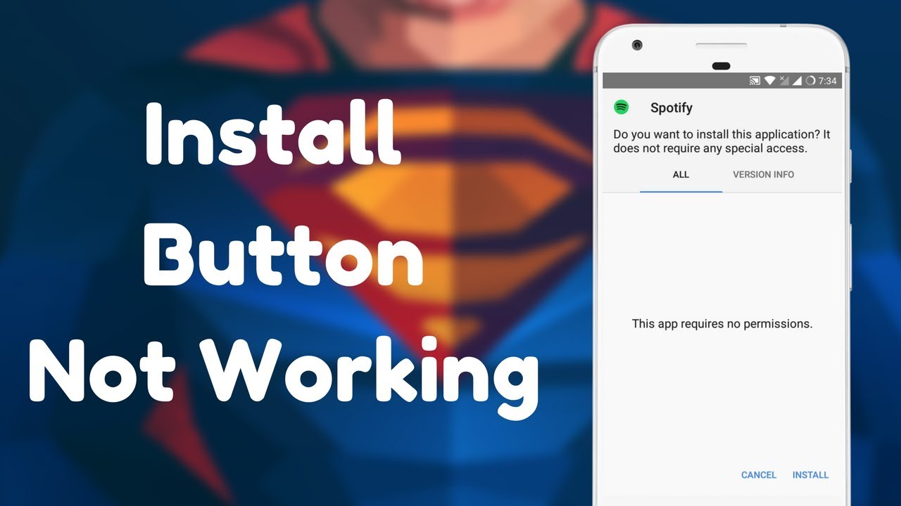 |FIX| Install Button Not Working In Android 😃 - YouTube