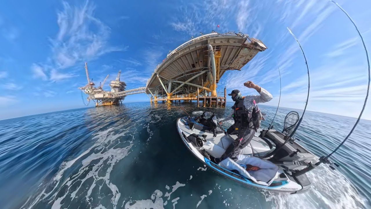Fishing the Long Beach Oil Rig! (Plus Catch and Cook)