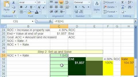Excel Busn Math 31: Increase & Decrease Math Problems