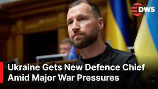 Yevhenii Khmara Takes Ukraine Defence Post With Focus on Frontline and Industry | DWS News | AC14