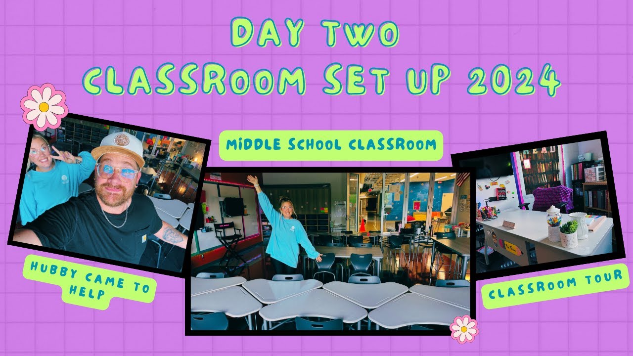 Classroom Set Up Day 2 2024-2024 // Middle School Classroom ...