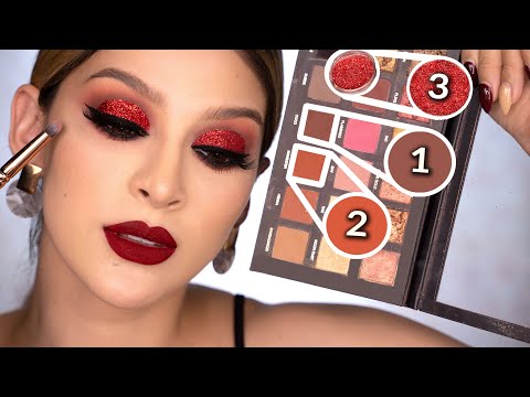 TUTORIAL DE MAQUILLAJE EN COLOR ROJO PASO A PASO