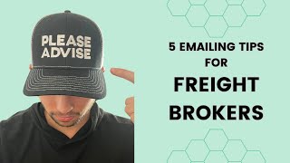 Freight Broker Sales  5 Emailing Tips