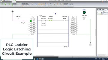 PLC Ladder Logic Latching Circuit for Beginners