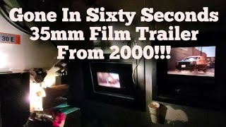 Running A Gone In Sixty Seconds 35Mm Film Trailer From 2000