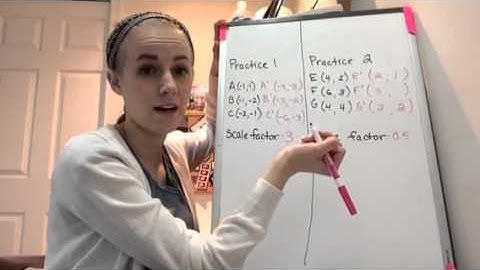 Transformation- Dilation Video 2 practice problems