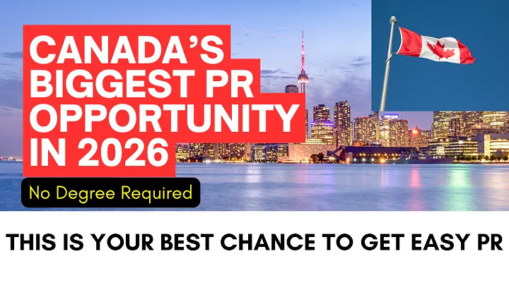 Canada's BIGGEST PR Opportunity: NEW 2026 PR Pathway (No Degree)