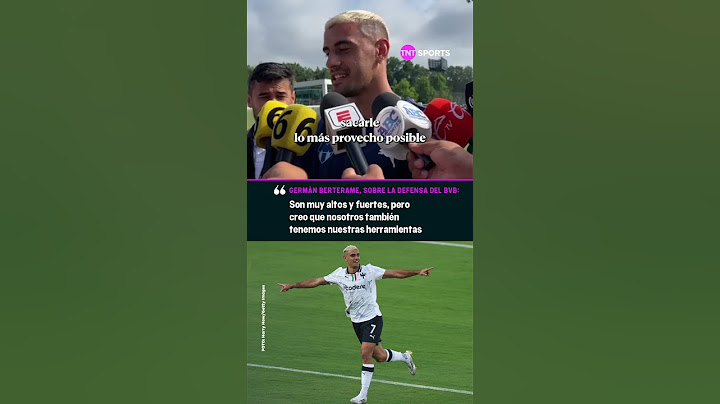 GERMÁN BERTERAME, SOBRE LA DEFENSA DE BORUSSIA DORTMUND: "SON MUY ALTOS Y FUERTES" #Shorts