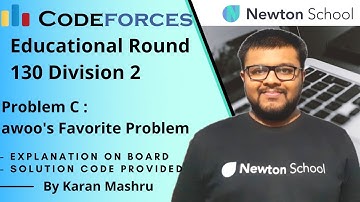 Educational Codeforces Round 130 Division 2 | Problem C : awoo