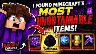 I Found Minecraft’s Most UNOBTAINABLE Items… 😱 (Impossible Loot!)