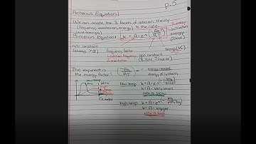 Kinetics - 10. Arrhenius Equation