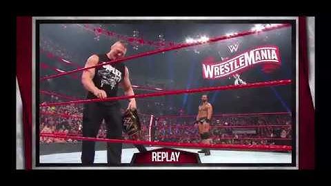Drew McIntyre assaults Brock Lesnar - Raw 3/2/2020