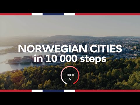 Largest NORWEGIAN CITIES in 10.000 steps 👣  🇳🇴