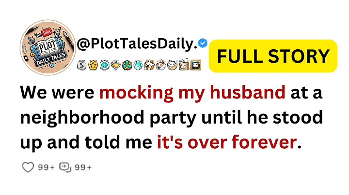 We were mocking my husband at a neighborhood party until he stood up and told me...| Reddit Story