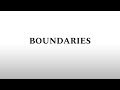 Boundaries | Pastor Bryce Bess | 9/22/2024
