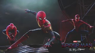 Spider-Man: No Way Home - 3 Spiderman Swinging Together