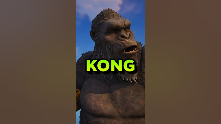 KONG WILL FIGHT GODZILLA in Fortnite!