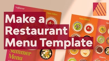 How to Make a Restaurant Menu Template in Affinity Publisher | Free Template