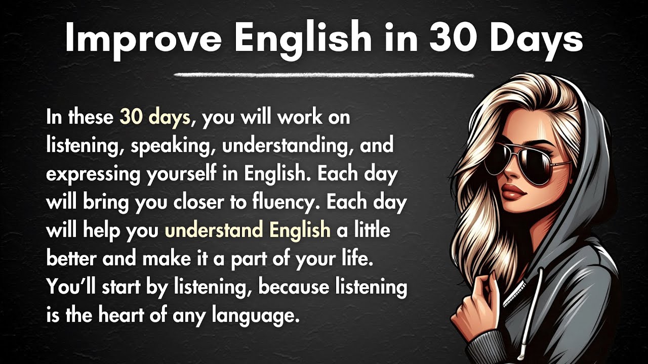 Improve Your English in 30 Days With a Action Plan Graded Reader Learn ...