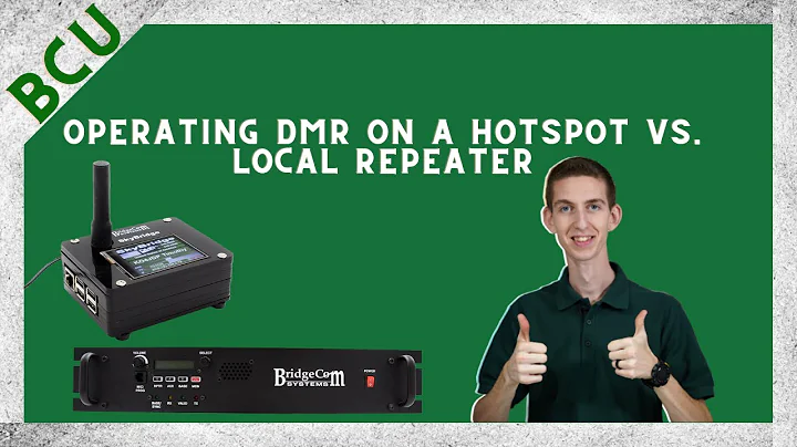 Operating an AnyTone 878 on a Hotspot vs. Local Repeater