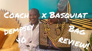 Coach x Basquiat Dempsey 40 Bag Review With Basquiat Coin Purse