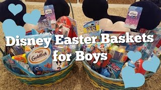 Boys Easter Baskets | Disney Themed