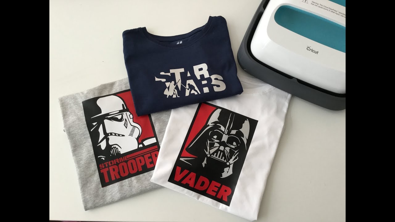 Download STAR WARS TSHIRTS with CRICUT EASYPRESS - YouTube