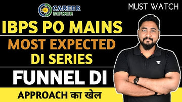 Funnel Chart Data Interpretation || IBPS PO Mains Most Expected Data Interpretation | Career Definer