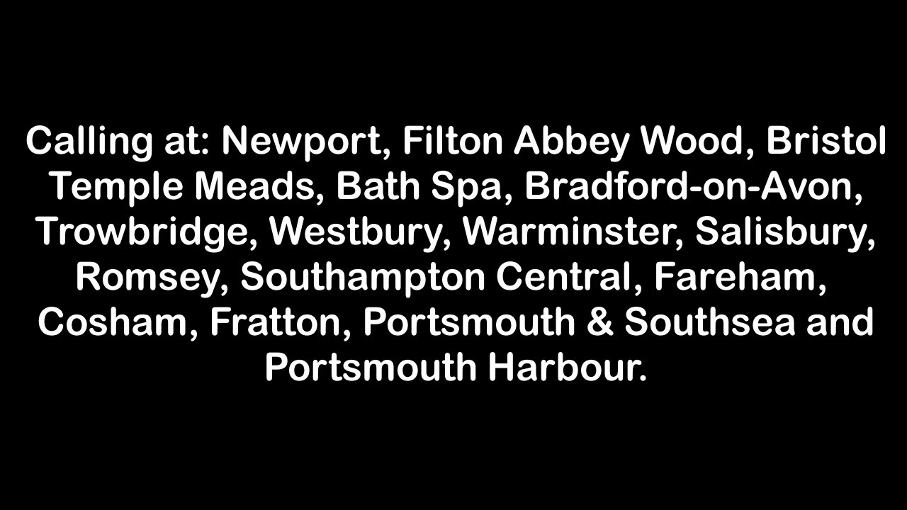 Cardiff Central Announcements 16/09/20