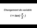 Rgles de bioche  changement de variable t  tanx2 pour calculer une intgrale