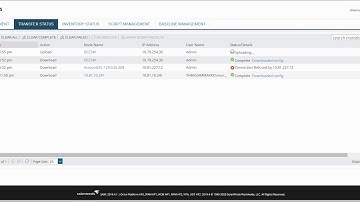 Sample Upload Network Configuration with NCM