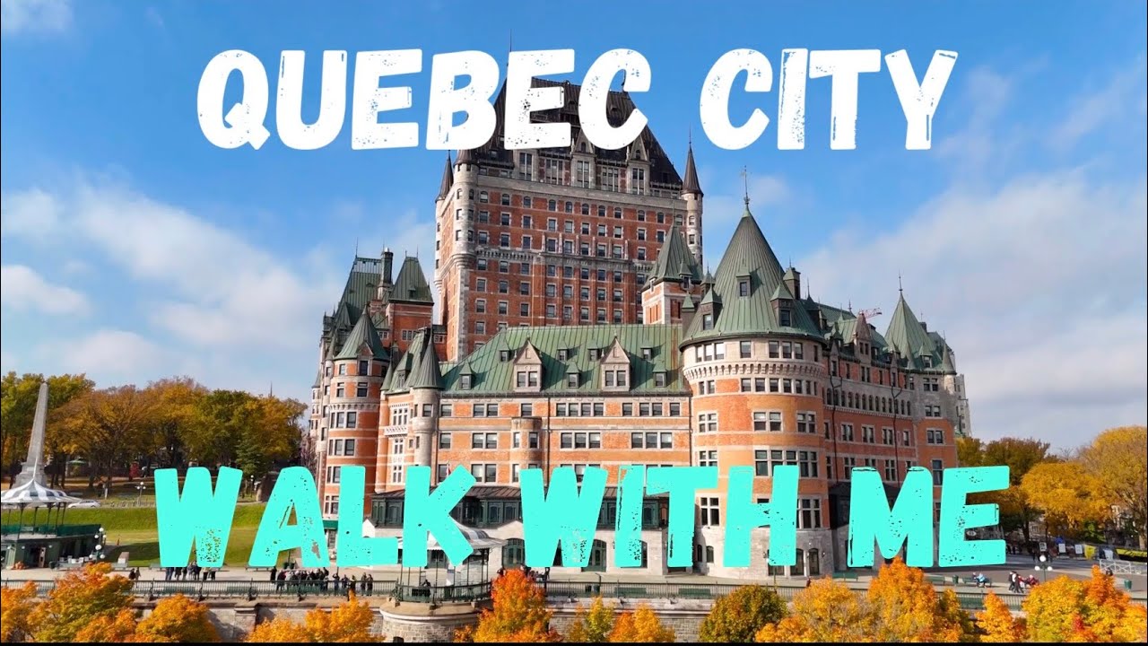 Quebec City 4K walk October 2024 - YouTube