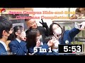 Japan Campus Hide-and-Seek Goes Wild | December Mega Collection (5 Games in 1 Video)