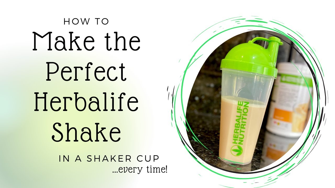 Perfect Shaker Cup Shake \\ How to Make Herbalife Shake \\ Best Life Couple  