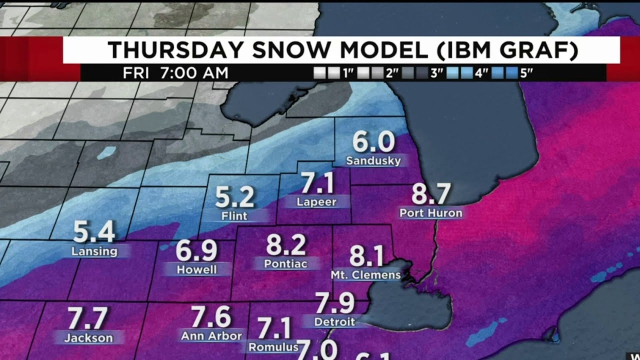 Winter storm warning today in Metro Detroit: The worst is yet to come ...