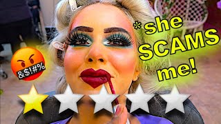 THIS MAKEUP ARTIST TRIED TO SCAM ME £200 !!!