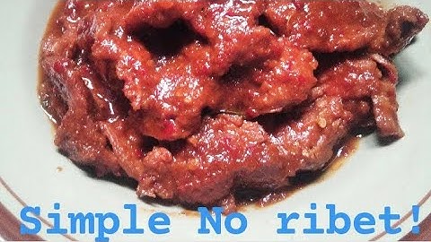 RESEP SIMPLE DAGING SAPI SUPER ENAK DI JAMIN KETAGIHAN