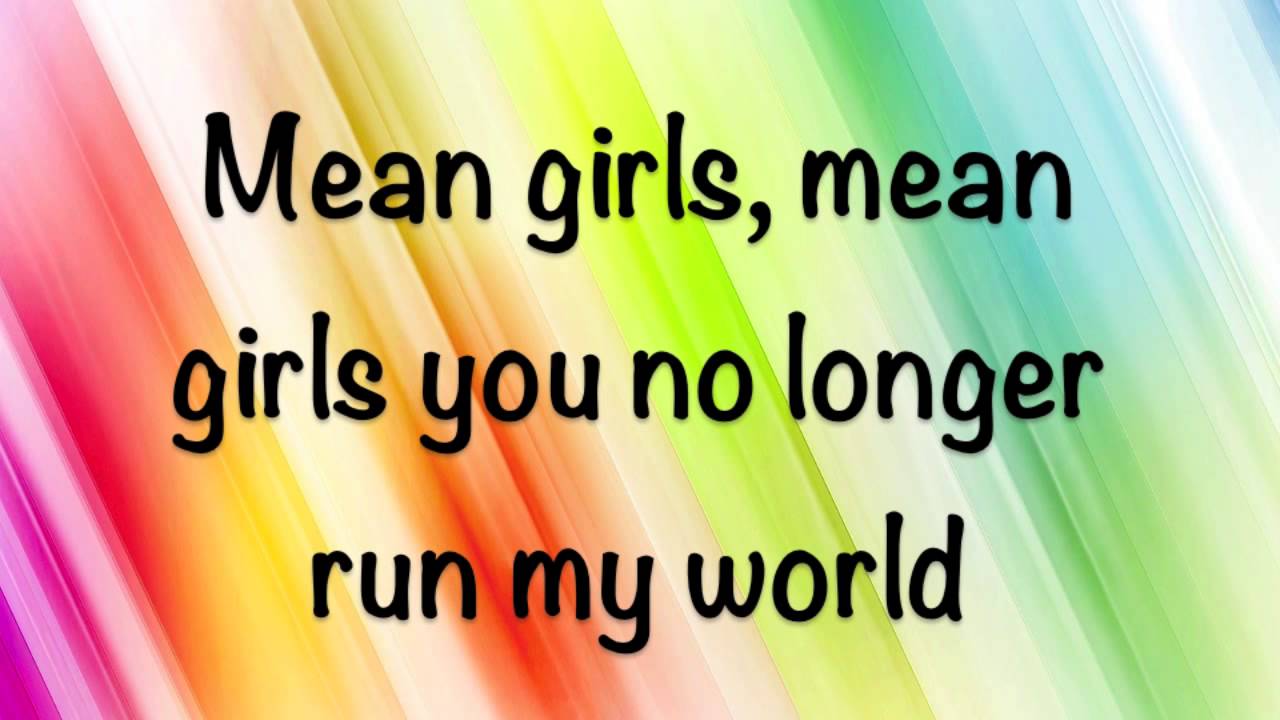 Rachel Crow Mean Girls Lyrics Hd Youtube