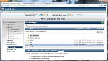 LuxSci Tutorial: Standard Wordpress Install & Setup